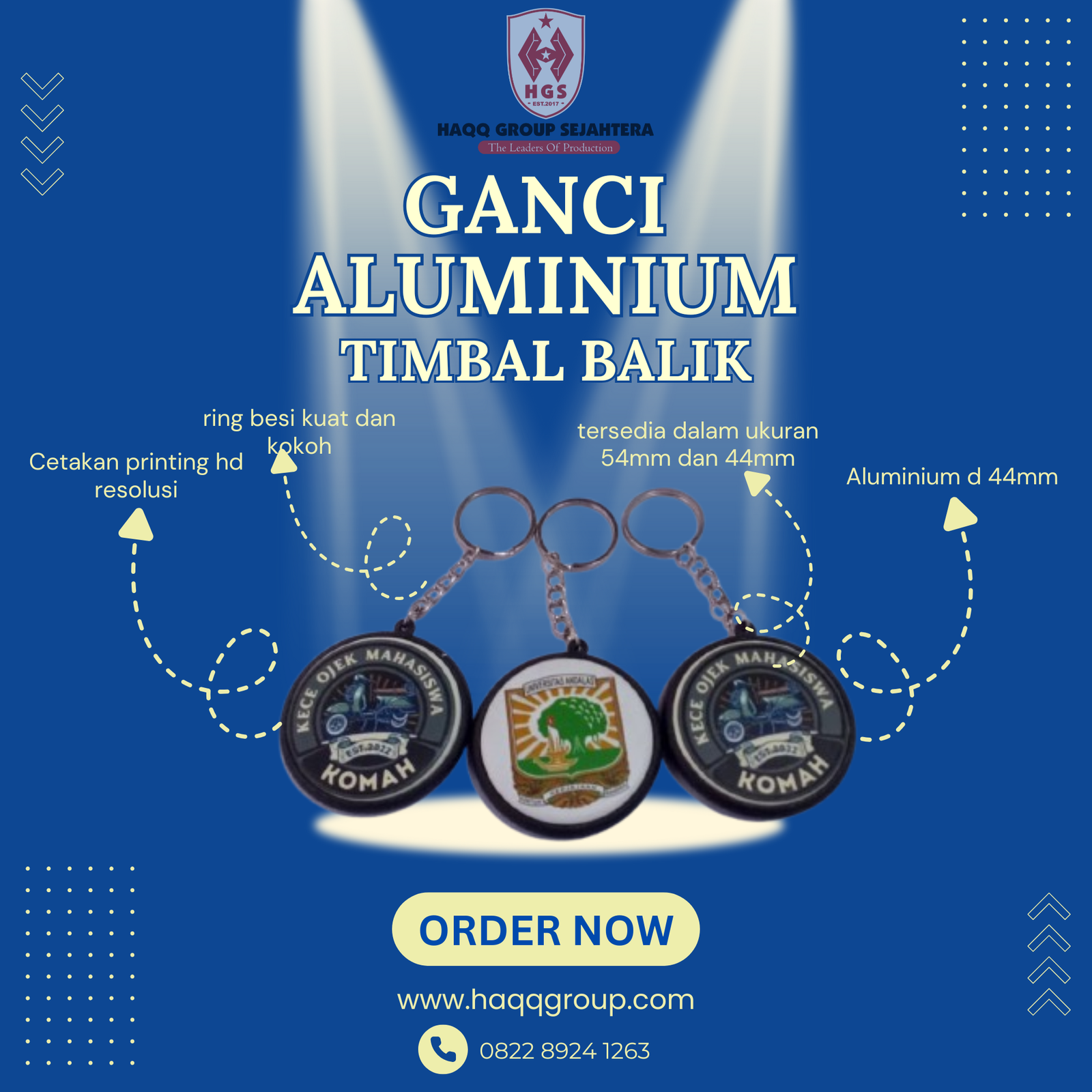 Ganci Timbal Balik Aluminium