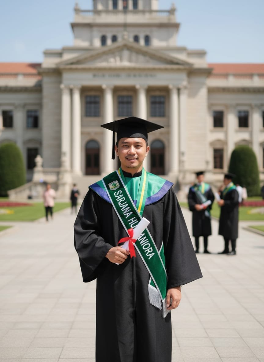 Salempang Beludru 01 ( Satu Baris Bordir)