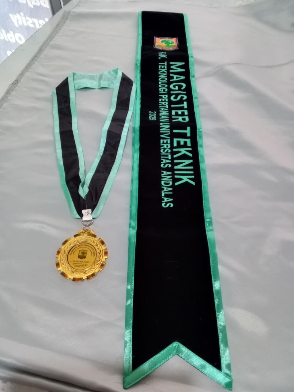 Salempang Beludru 03 (Tiga Baris Bordir)