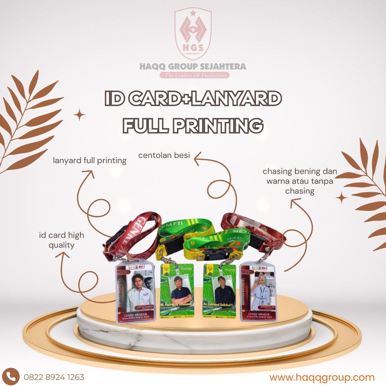 Lanyard Full Printing + id card